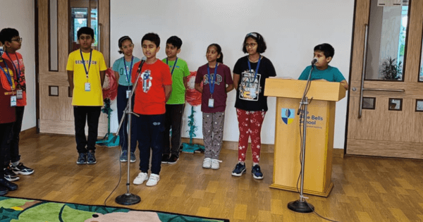 Students Engaging in Group Activities at a CBSE Board School in Gurgaon