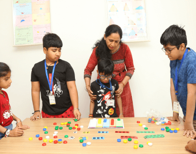 Student engaged in project-based learning at CBSE board school in Gurgaon
